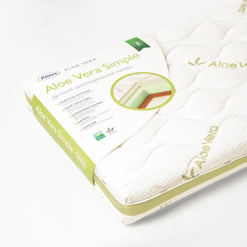 Детский матрас Plitex Aloe Vera Simple 119х60х11 арт.АВ-05/1 (Плитекс Алоэ Вера Симпл)