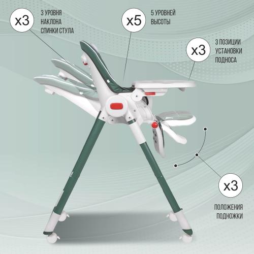 Стульчик для кормления Sweet Baby Modern (малахит) 8055532