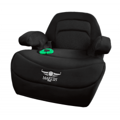 Автокресло Martin noir Right Fix Elite Black (бустер со спинкой, с Isofix)