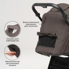 Коляска детская прогулочная BubaGo BASS Light Brownn Коричневый BG 131-7
