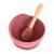 PITUSO Тарелка силиконовая+ложка 380 мл Red (Красный) YCJ084 Крас