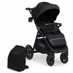 Коляска детская прогулочная BubaGo BASS Black Черный BG 132-AL-4 (облегченная рама, алюминий)