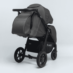 Коляска детская прогулочная BubaGo BASS Gray Серый BG 132-AL-3 (облегченная рама, алюминий)