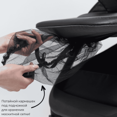 Коляска детская прогулочная BubaGo BASS Gray Серый BG 132-AL-3 (облегченная рама, алюминий)