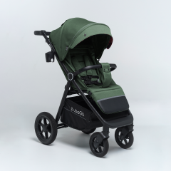 Коляска детская прогулочная BubaGo BASS Green Зеленый BG 132-AL-2 (облегченная рама, алюминий)