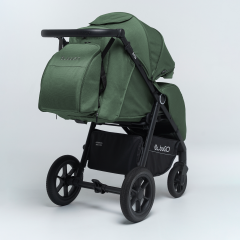 Коляска детская прогулочная BubaGo BASS Green Зеленый BG 132-AL-2 (облегченная рама, алюминий)
