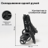 Коляска детская прогулочная BubaGo BASS Light BG BG 137-4 Dark Grey Темно Серый