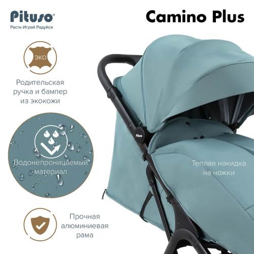 Коляска прогулочная Pituso Camino Plus Nova Green Q-5 (+ чехол на ножки)