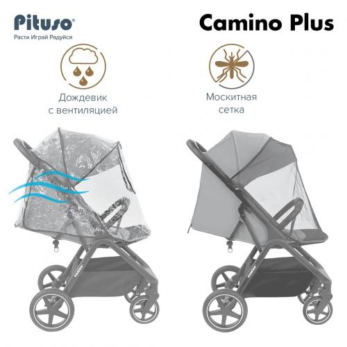 Коляска прогулочная Pituso Camino Plus Nova Green Q-5 (+ чехол на ножки)