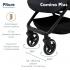 Коляска прогулочная Pituso Camino Plus Q-5 Black (+ чехол на ножки) Черный