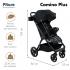 Коляска прогулочная Pituso Camino Plus Q-5 Black (+ чехол на ножки) Черный