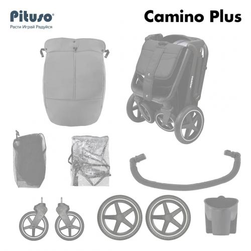 Коляска прогулочная Pituso Camino Plus Nova Green Q-5 (+ чехол на ножки)