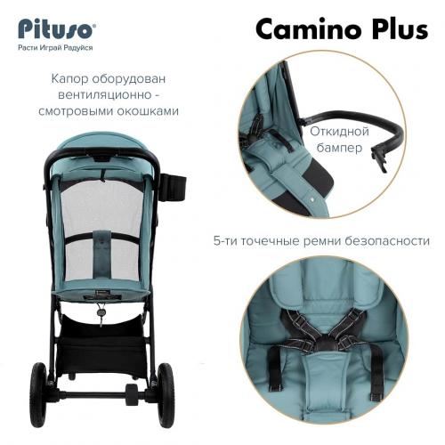 Коляска прогулочная Pituso Camino Plus Nova Green Q-5 (+ чехол на ножки)