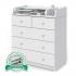 Комод пеленальный Атон Мебель Сириус-2 805 ЛДСП (белый) / 519390