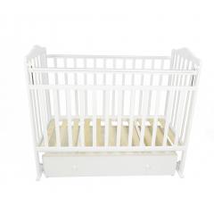 Детская кроватка СКВ-Компани 3158001 Маятник с ящиком / Белый