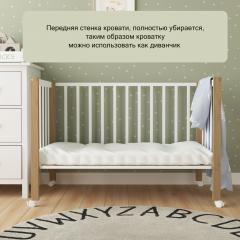 Комплект кроватка + матрас (колеса) 3190111-6-2 Белый-бук