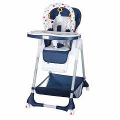 Стульчик для кормления Martin Noir Nula Lux Tausine blue синий