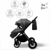 Детская коляска Bubago BLOOM 3in1 BG 152-3 Темно серый