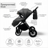 Детская коляска Bubago BLOOM 3in1 BG 152-3 Темно серый