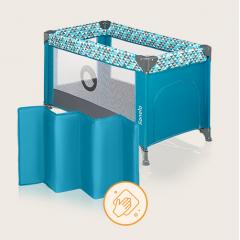 Кровать-манеж Lionelo Stefi (Green Turquoise)