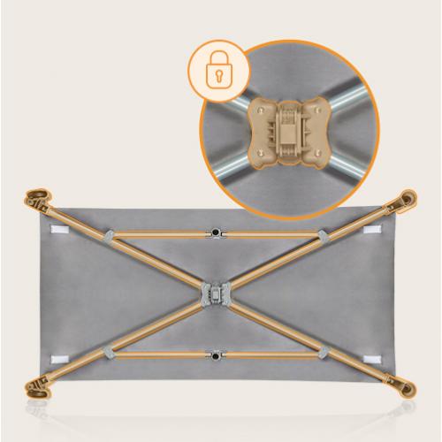 Кровать-манеж Lionelo Stefi (Grey Concrete Multicolor)