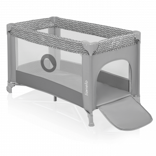 Кровать-манеж Lionelo Stefi (Grey Concrete Multicolor)