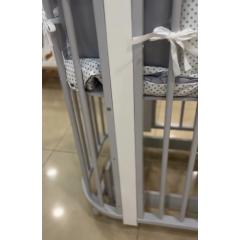 Кроватка PITUSO Asti J 511 Серый-Белый 5/1 маятник