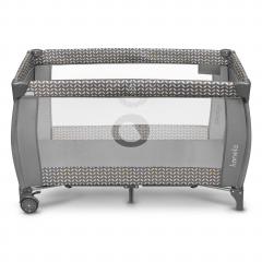 Кровать-манеж Lionelo Sven Plus (Grey Scandi) серый