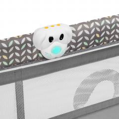 Кровать-манеж Lionelo Sven Plus (Grey Scandi) серый