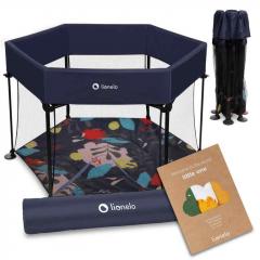 Игровой манеж Lionelo Roel (Blue Navy) / синий