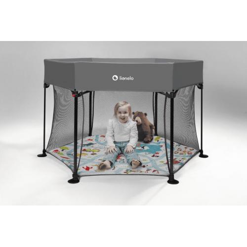 Игровой манеж Lionelo Roel Grey Multicolor / серый