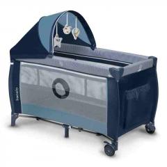 Кровать-манеж Lionelo Sven Plus (Blue Navy) синий