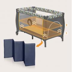 Кровать-манеж Lionelo Sven Plus (Blue Navy) синий