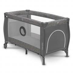 Кровать-манеж Lionelo Sven Plus (Grey Scandi) серый