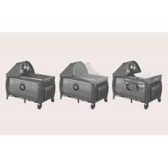 Кровать-манеж Lionelo Sven Plus (Grey Scandi) серый