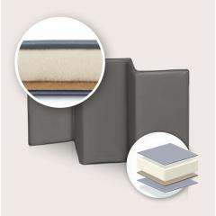 Кровать-манеж Lionelo Sven Plus (Grey Scandi) серый