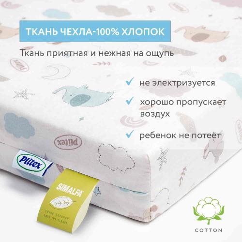 Детский матрас Plitex Юниор-Плюс 119x60x12