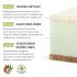 Детский матрас Plitex Aloe Vera Semi Oval 119х60х11 АВ-20/2 (с закругленными углами 120х60)