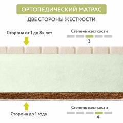 Детский матрас Plitex Aloe Vera Semi Oval 119х60х11 АВ-20/2 (с закругленными углами 120х60)