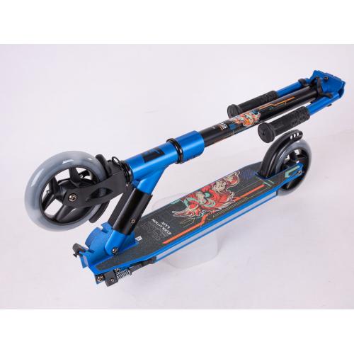 Самокат Tech Team Comfort 145 Evolution Lux синий арт. 440206 (Светится платформа)