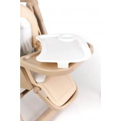 Стульчик для кормления Martin Noir LOTUS Beige Charm (бежевый) / качели + дуга (Лотос)