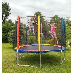 Батут Sundays Acrobat-D490 (с сеткой, разноцветный) 414420