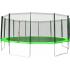 Батут Sundays Acrobat-D490 (с сеткой, зеленый) 6309608