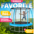 Батут Sundays Favorite Premium 8FT (голубой, с сеткой, с лестницей) 9269349