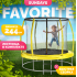 Батут Sundays Favorite Premium 8FT (желтый, с сеткой, с лестницей) 9269345