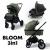 Детская коляска Bubago BLOOM 3in1 BG 152-4 Зеленый Детская коляска Bubago BLOOM 3in1 BG 152-4 Зеленый