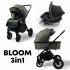 Детская коляска Bubago BLOOM 3in1 BG 152-4 Зеленый