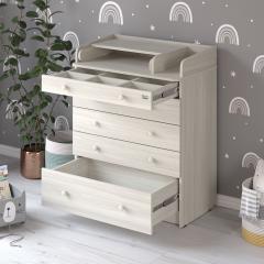 Комод пеленальный Атон Leo 805 с органайзером шимо светлый 9108825