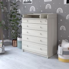 Комод пеленальный Атон Leo 805 с органайзером шимо светлый 9108825