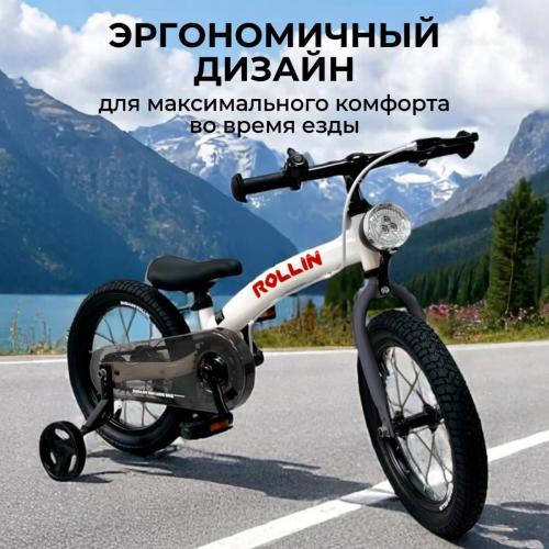 Детский беговел Bubago Rollin 166-2 Серый (14")